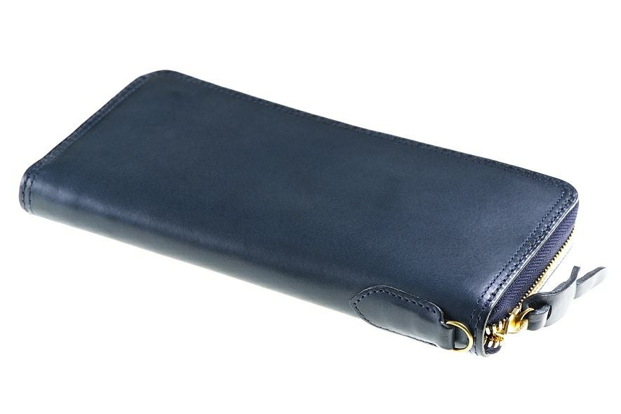 SLATE - ラウンドファスナー 長財布 (ウォレットコード用Dカン付